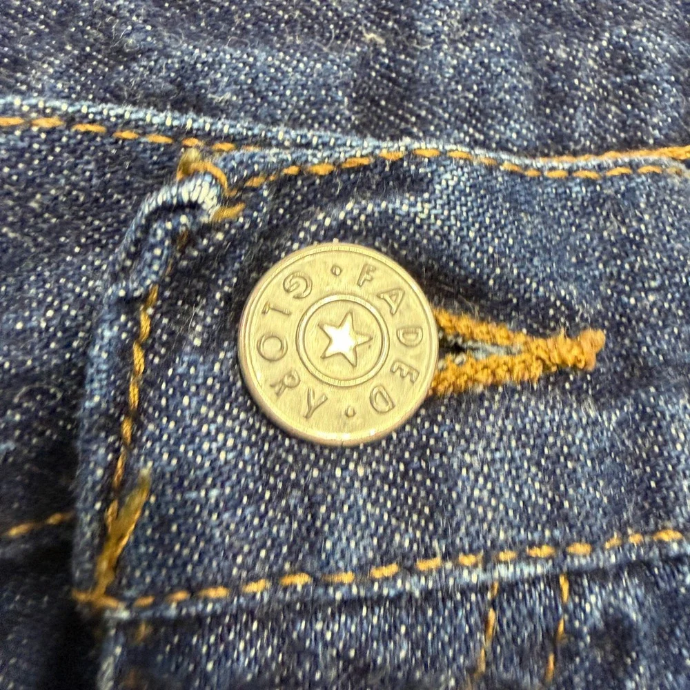 Vintage Faded Glory Jean Shorts 32 Blue 10